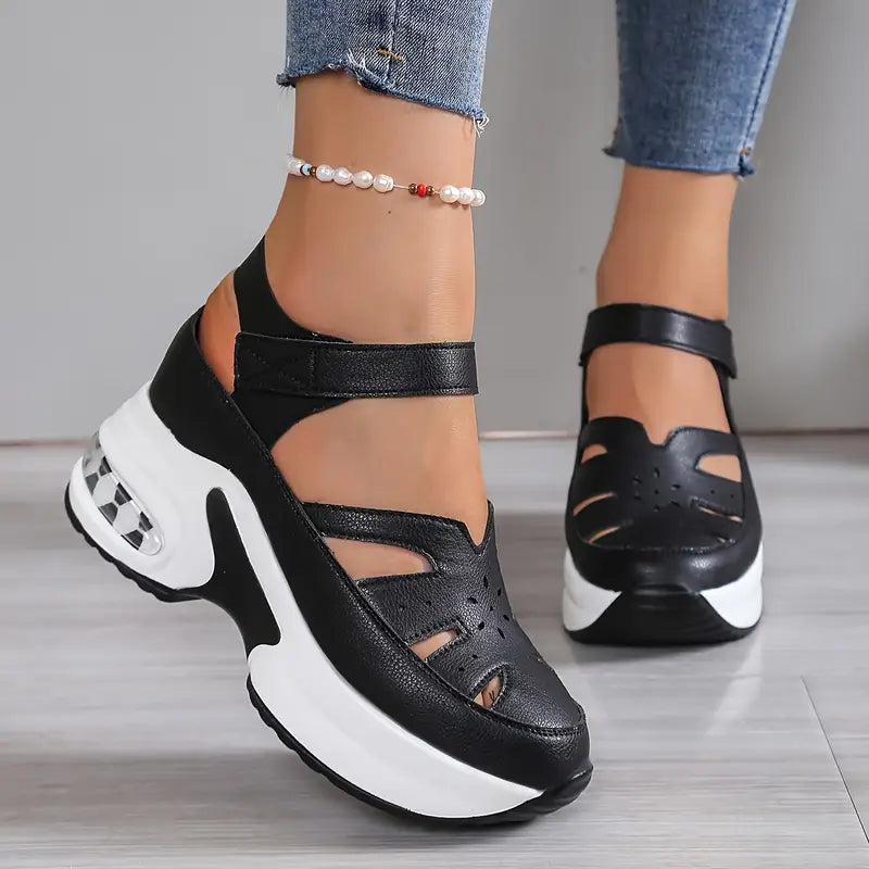 Women’s Lightweight Rhinestone Wedge Shoes