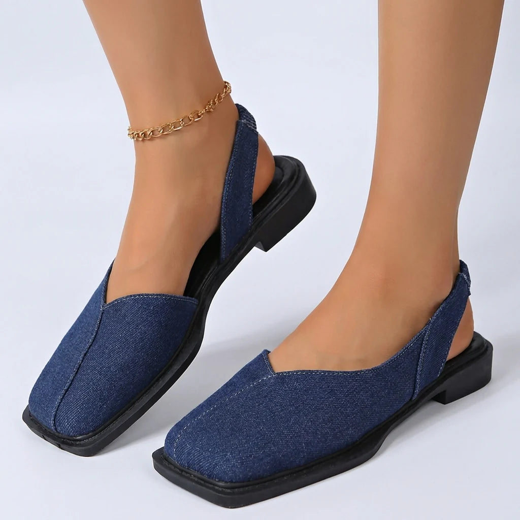 Slingback Flat Shoes