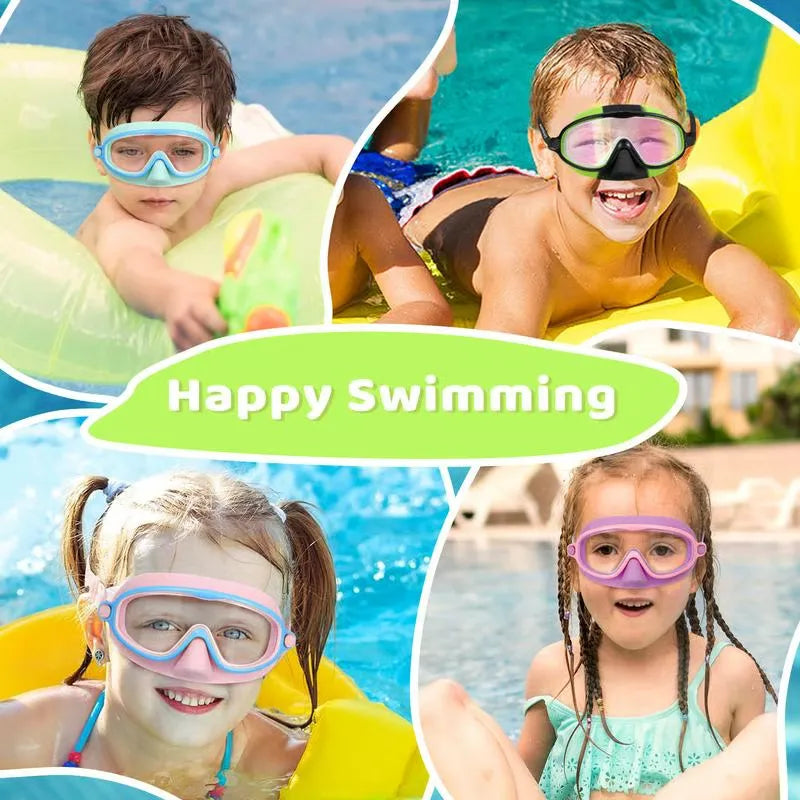 Kids HD Waterproof Anti-Fog Swim Goggles