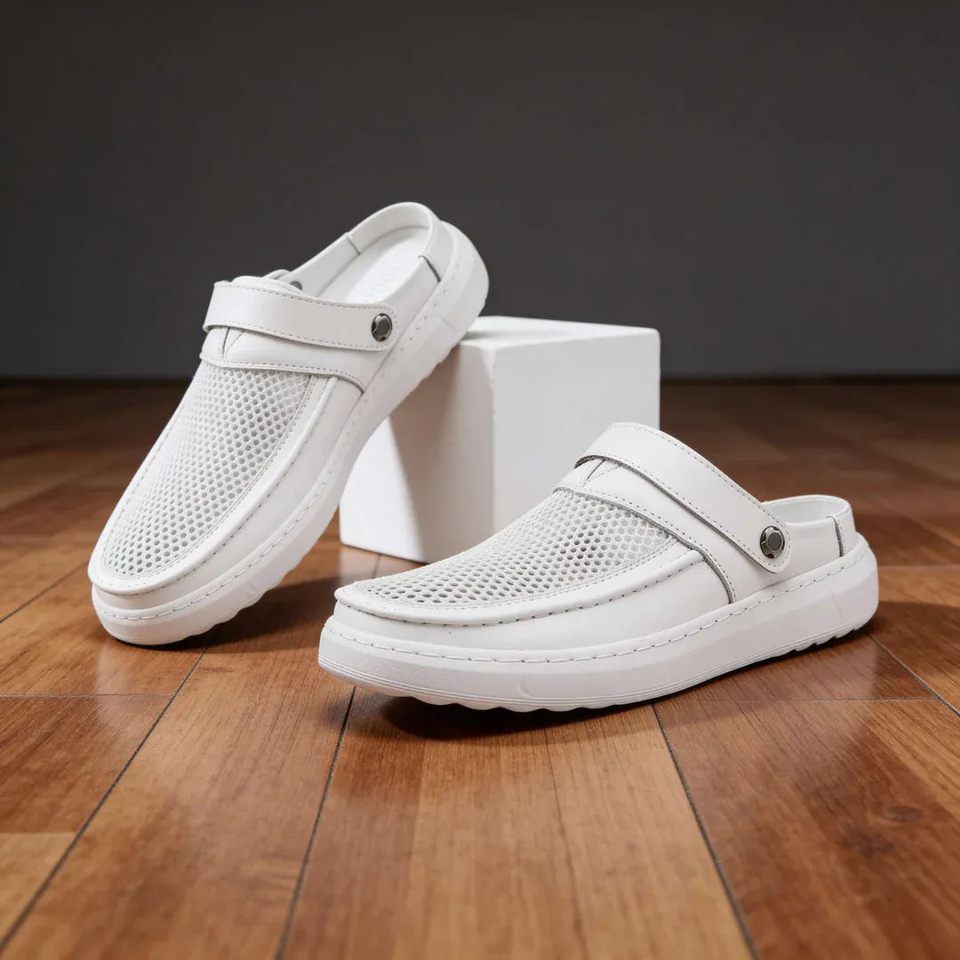 Men’s Breathable Mesh Slip-On Clog Shoes