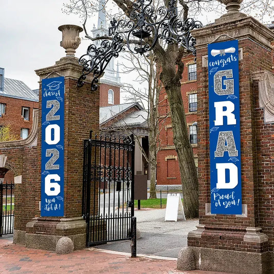 Class of 2026 Graduation Porch Banner Set
