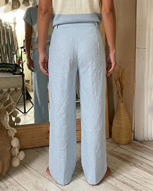 Women’s Front Crease Wide Leg Pants