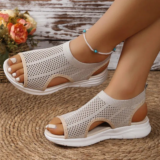 Women’s Breathable Knit Comfort Sandals
