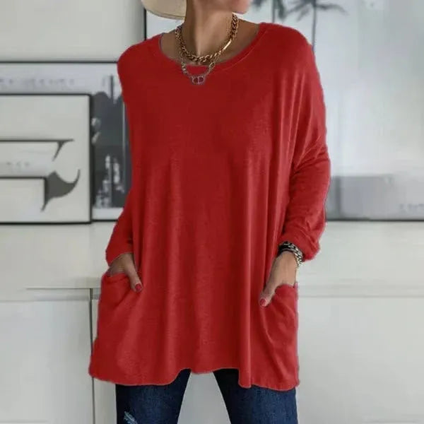 Women’s Relaxed Pocket Tunic Top