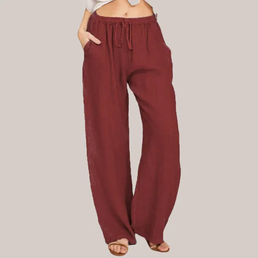 Women’s Lightweight Wide Leg Drawstring Pants