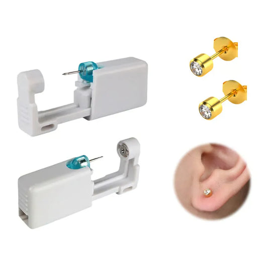Disposable Ear Piercing Kit with Stud Earrings