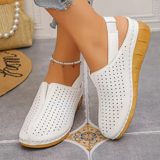 Women’s Perforated Slingback Comfort Sandals
