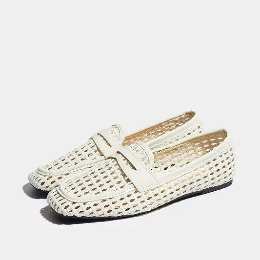 Women’s Woven Slip-On Casual Loafers