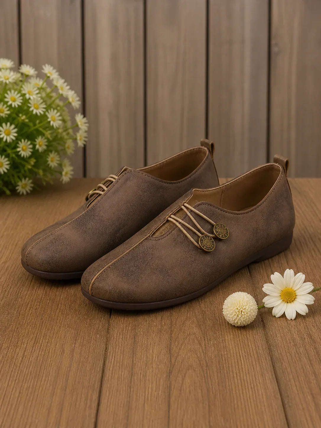 Women’s Soft Sole Lace-Up Flats