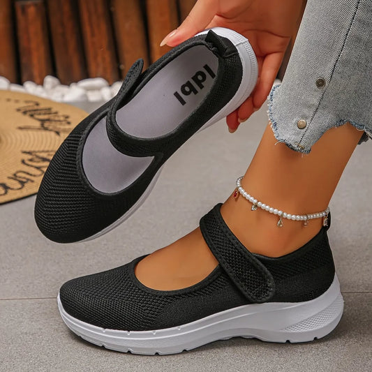 Women’s Breathable Mary Jane Walking Sneakers