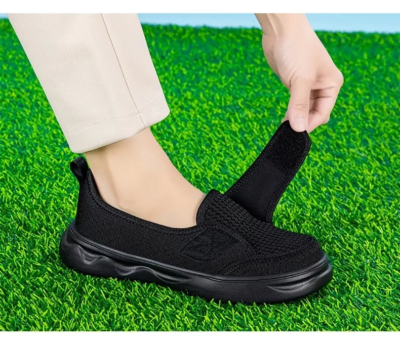 Women’s Wide-Fit Breathable Slip-On Shoes