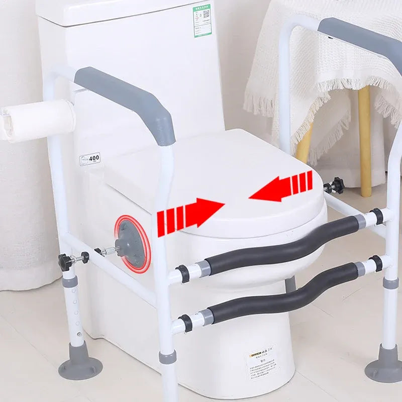 Toilet Frame with Adjustable Legs
