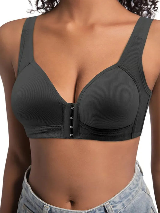 Women’s Front Closure Wireless Support Bra