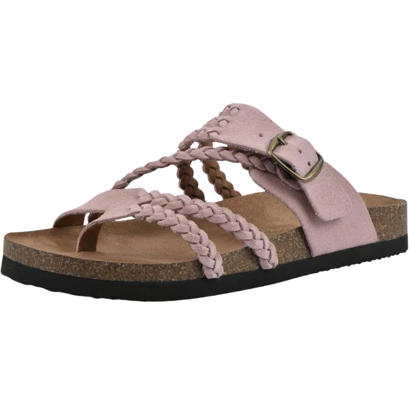 Women's Braided Buckle Slide Sandals