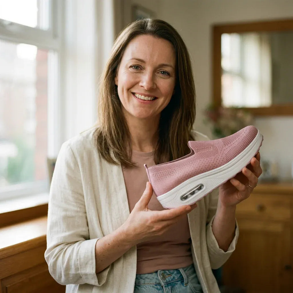 Women’s Air-Cushion Slip-On Walking Shoes