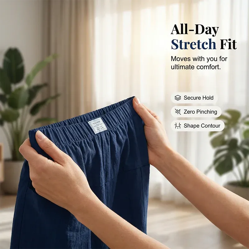 Women’s Elastic Waist Wrap Skort