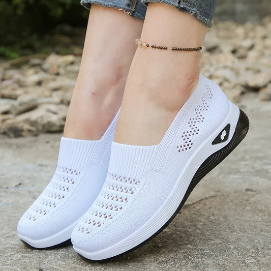 Women’s Breathable Knit Slip-On Shoes