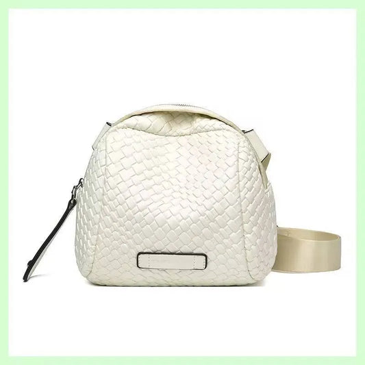 Women’s Woven-Look Shell Crossbody Bag