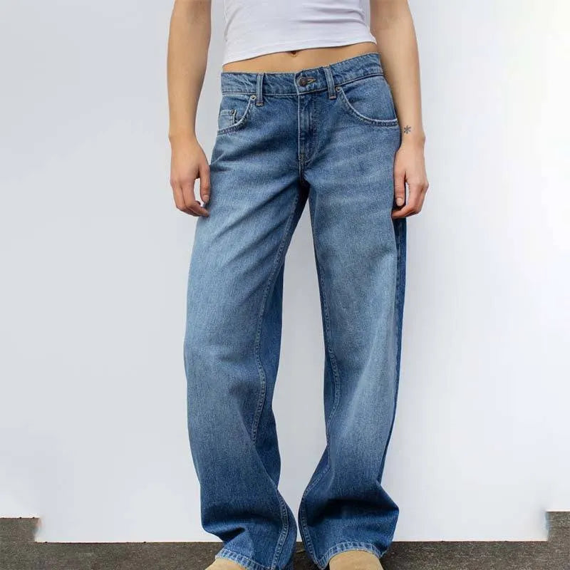 Women’s Vintage Relaxed Wide-Leg Jeans