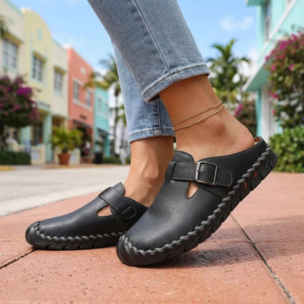 Buckle Strap Comfort Clogs