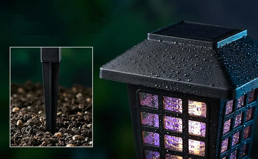 Solar Mosquito Zapper Garden Light