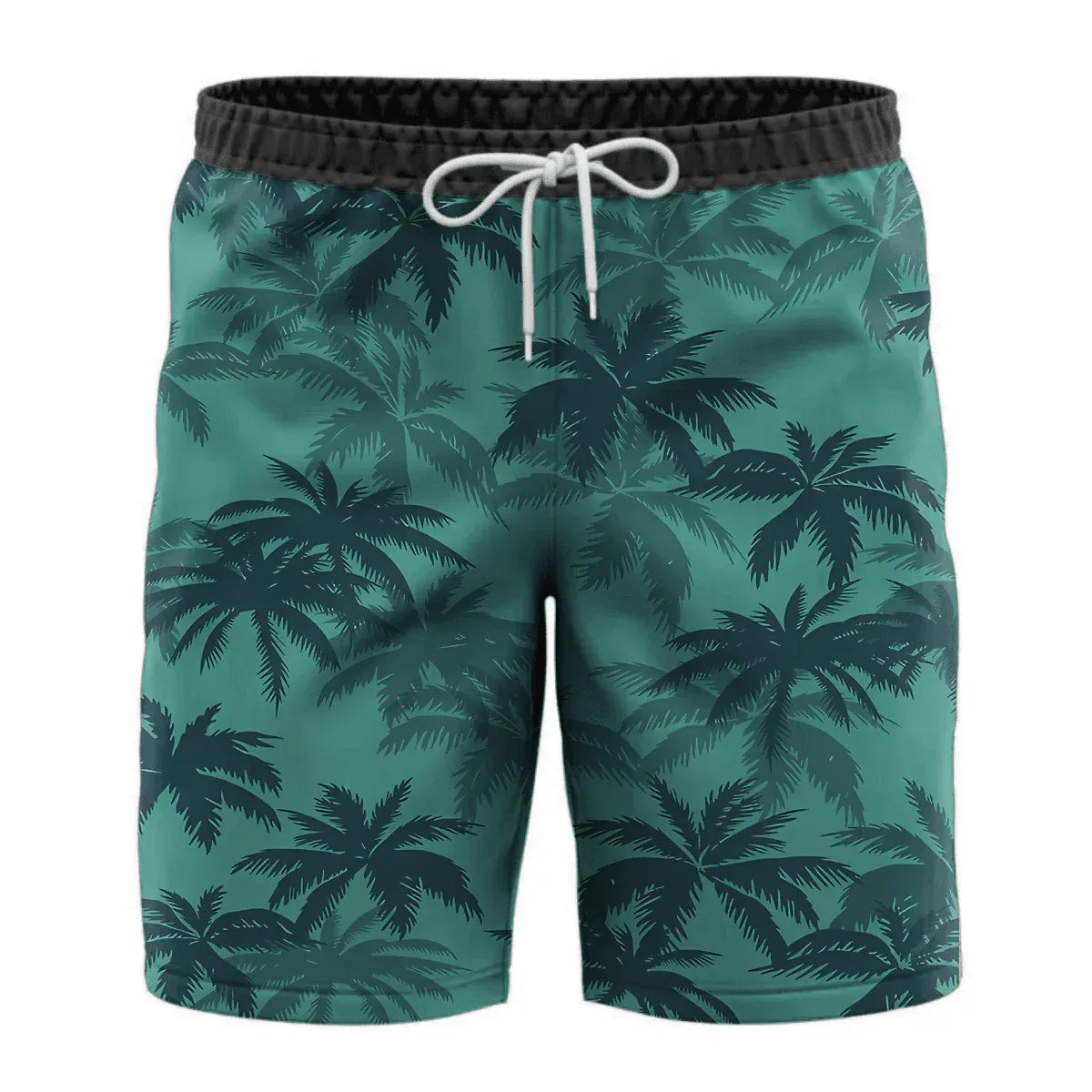 Men’s Tropical Palm Shirt & Shorts Set