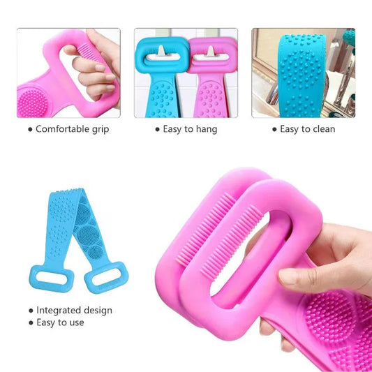 Silicone Back Scrubber Strap