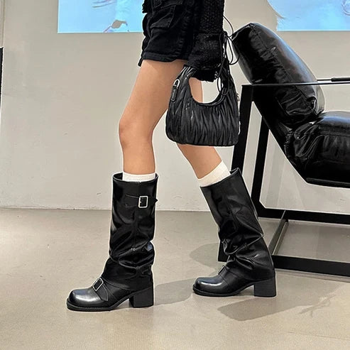 Women’s Chunky Heel Boots