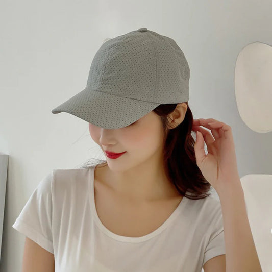 Unisex Perforated Adjustable Baseball Cap