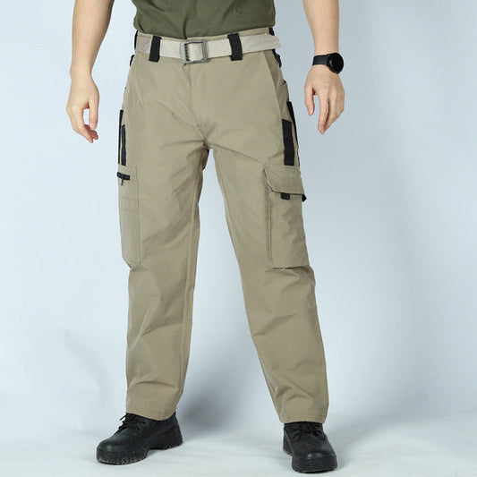 Men's Cargo Pants with Adjustable Belt