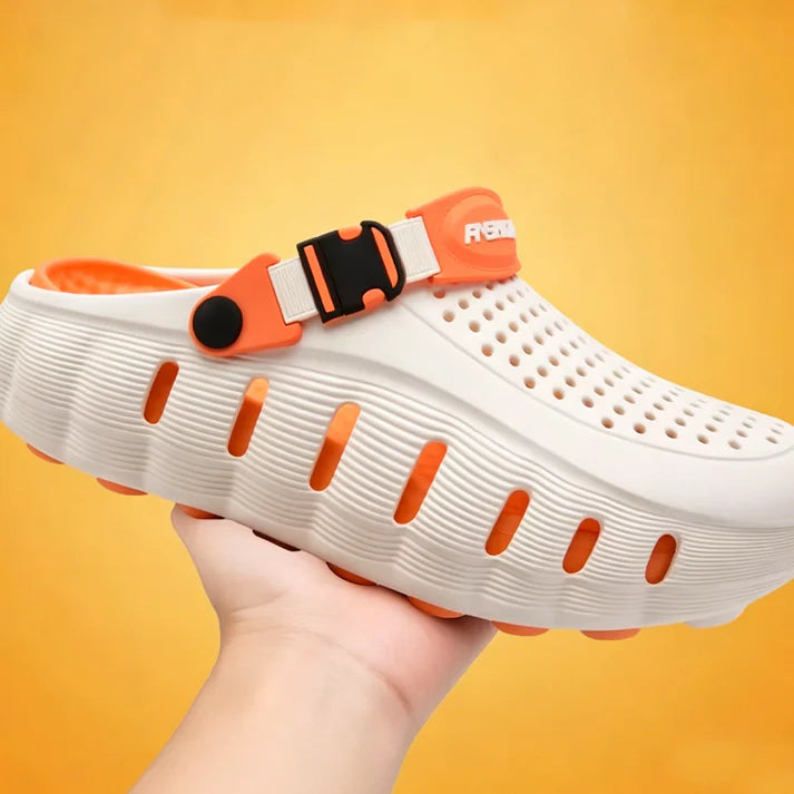 Men's Adjustable Strap Comfort Clogs