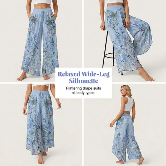 Women's Floral Flow Pants