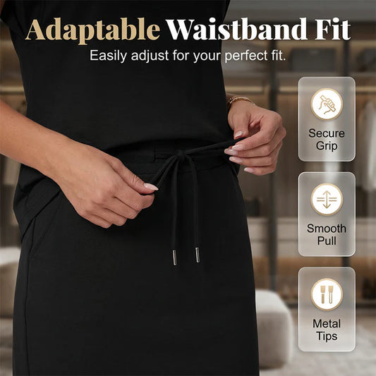 Women's Drawstring Skirt Set