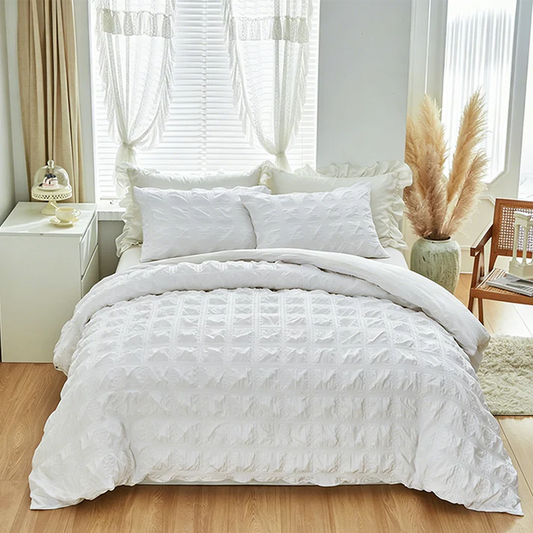 Textured Luxe Duvet Cover Set
