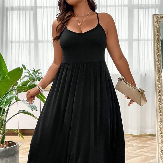 Women's Flowy Cami Maxi Dress
