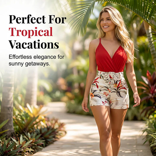 Women's Tropical Escape Romper