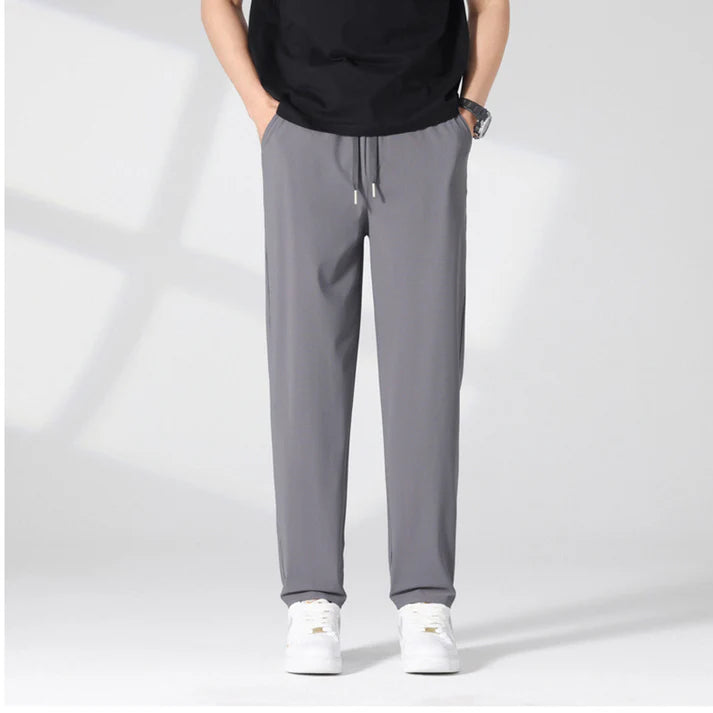 Men's Drawstring Straight-Leg Pants