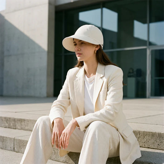 Women's Adjustable Ponytail Sun Hat