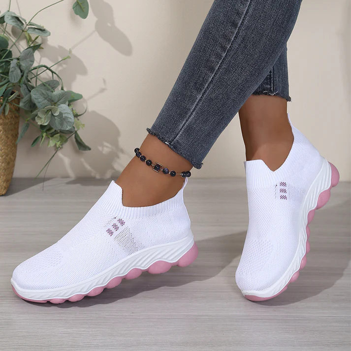 Women's Slip-On Knit Walking Sneakers