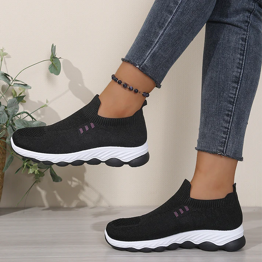 Women's Slip-On Knit Walking Sneakers