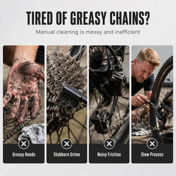 Bicycle Chain Cleaning Tool