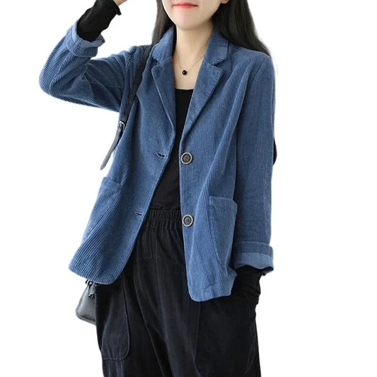 Women’s Corduroy Button-Front Jacket