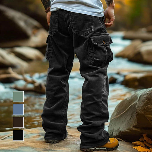 Men's Cargo Pants with Multiple Pockets