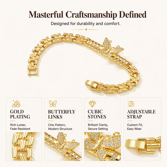 Butterfly Chain Bracelet