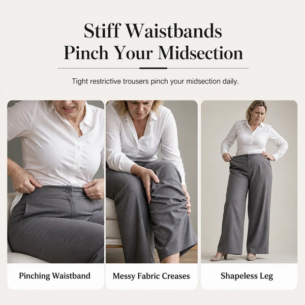 Women's High-Rise Wide-Leg Pants