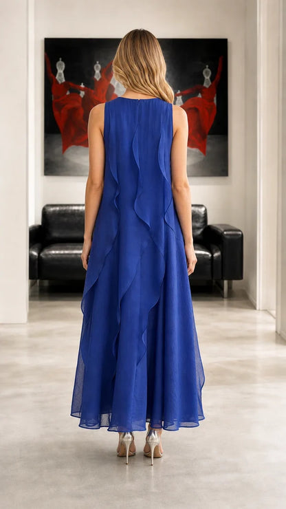 Women's Cascading Ruffle Dress