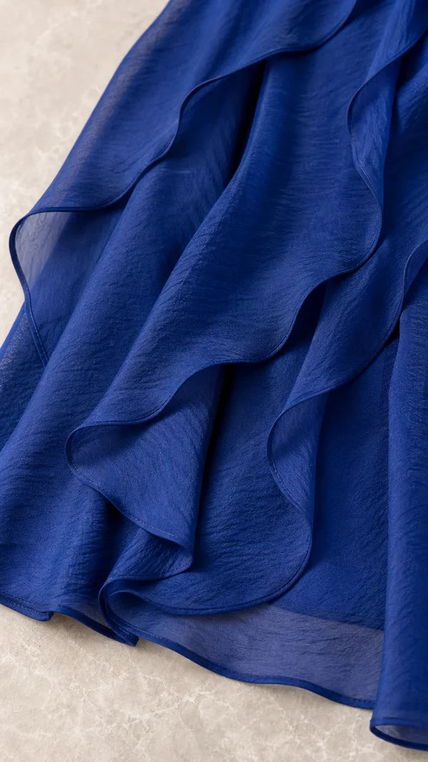 Women's Cascading Ruffle Dress