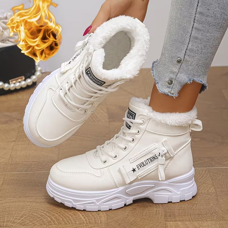Women's Lace-Up High-Top Shoes