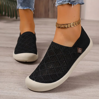 Women's Knit Slip-On Walking Shoes