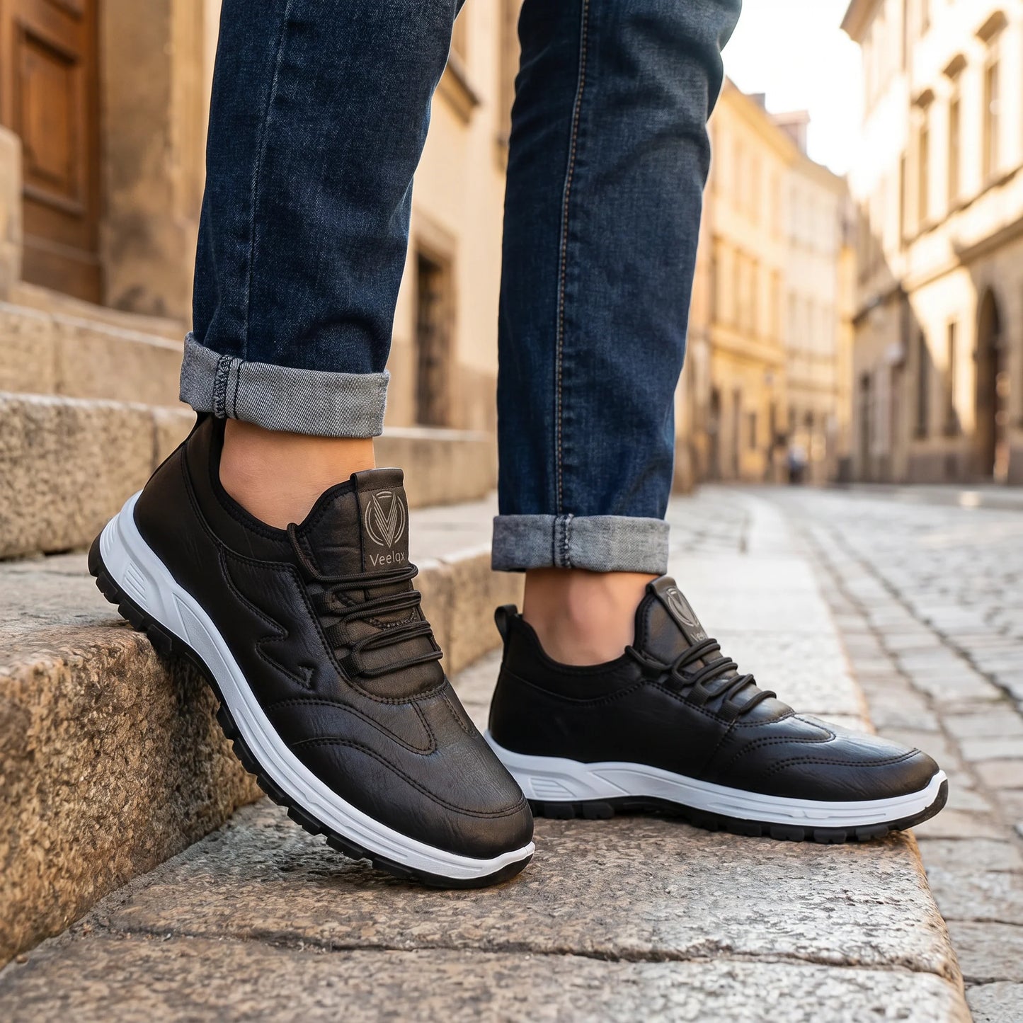 Men's Lace-Up Sneakers